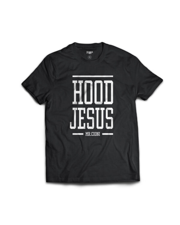 Mr.Cioni - Hood Jesus - Black Tshirt